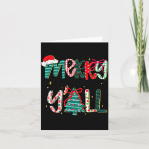 Prettig kerstfeest allemaal Zuidelijke Kerstboom M Kaart