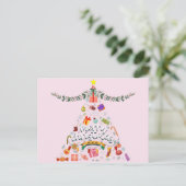 Prettig kerstfeest Alles Kerstboom Briefkaart (Staand voorkant)