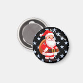 PRETTIG KERSTFEEST AMERIKA MAGNEET (Voorkant / Achterkant)