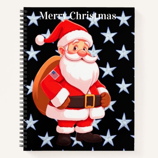 PRETTIG KERSTFEEST AMERIKA NOTITIEBOEK (Voorkant)