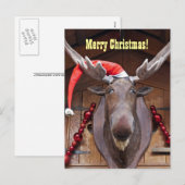 Prettig kerstfeest ansichtkaart feestdagenkaart (Voorkant / Achterkant)