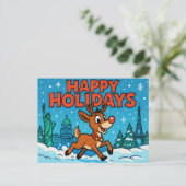 PRETTIG KERSTFEest Ansichtskaart Briefkaart (Staand voorkant)