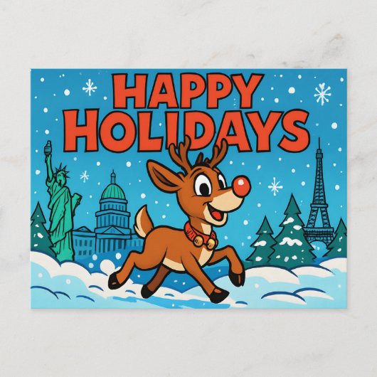 PRETTIG KERSTFEest Ansichtskaart Briefkaart (Voorkant)