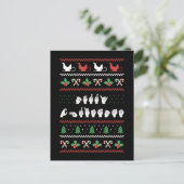 Prettig kerstfeest - ASL Amerikaanse Gebarentaal I Briefkaart (Staand voorkant)