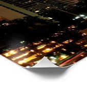 Prettig kerstfeest, Atlanta, Georgia Skyline Perfect Poster (Hoek)