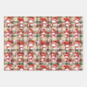 Prettig kerstfeest Axolotl inpakpapier vel (Voorkant 2)