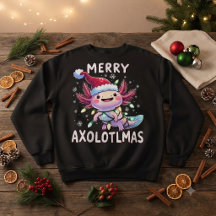Prettig kerstfeest Axolotl Lichten Axolotlmas Boom