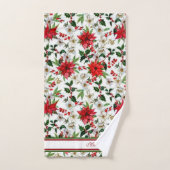 Prettig kerstfeest bad handdoek (Handdoek)