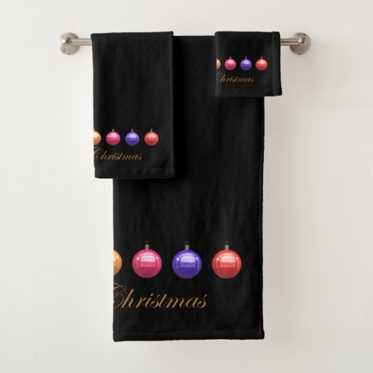 Prettig kerstfeest bad handdoek (Insitu)