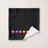 Prettig kerstfeest bad handdoek (Wasdoekje)
