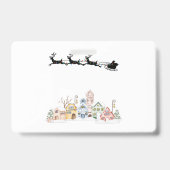 Prettig kerstfeest badge (Achterkant)