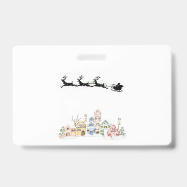 Prettig kerstfeest badge