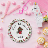 Prettig kerstfeest Bakhuis bord (Feest)