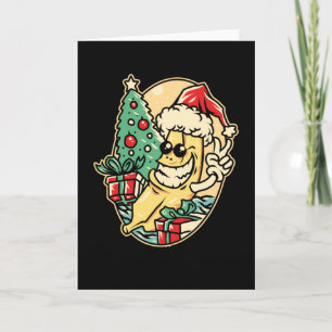 Prettig kerstfeest Banaan Kaart
