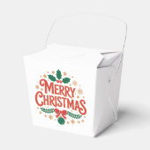 Prettig kerstfeest bedankdoosjes (Voorkant Zijde)
