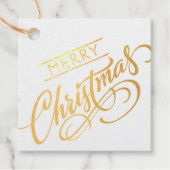 Prettig kerstfeest bedankjes labels (Voorkant)