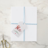 Prettig Kerstfeest Bedankt voor de aankoop Eenvoud Cadeaulabel (Met Touw)