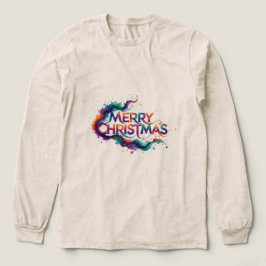 PRETTIG KERSTFEEST BELLA+CANVAS TRI-BLEND LANG SHI SHIRT