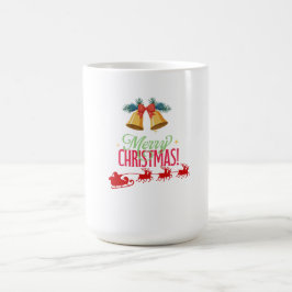 Prettig kerstfeest – Bellen en Kerstman slee ontwe Koffiemok