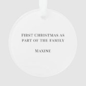 Prettig kerstfeest bessen huisdierhond foto gepers ornament (achterkant)