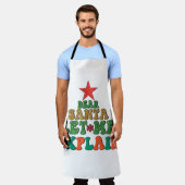 Prettig Kerstfeest Beste Kerstman Laat Me Uitlegge Schort (Gedragen)