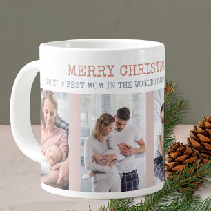 Prettig kerstfeest Beste moeder ter wereld 4 foto Grote Koffiekop