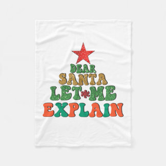 Prettig Kerstfeest Beste Sint Laat Me Het Uitlegge Fleece Deken