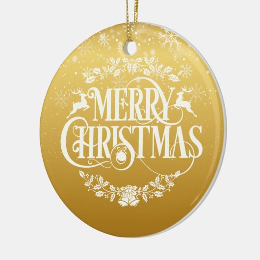 Prettig kerstfeest Beste tante, Tante Definitie Go Keramisch Ornament (Links)