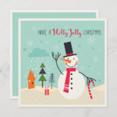 Prettig Kerstfeest Bewerkbaar | Feestdagen Feestdagenkaart (Voorkant / Achterkant)