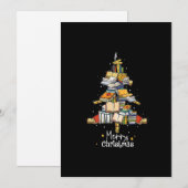 Prettig kerstfeest Bibliotheek Boom Lieve Boekenli Feestdagenkaart (Voorkant / Achterkant)