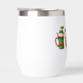 Prettig kerstfeest Bier drinkende kerstman Bierlie (Rechts)