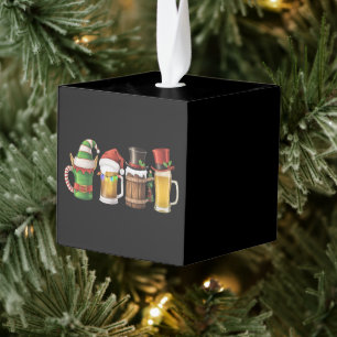Prettig kerstfeest Bier drinkende kerstman Bierlie Decoratie