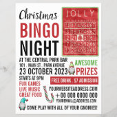 Prettig kerstfeest, Bingo Avond Reclame Flyer (Voorkant)