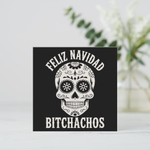 Prettig Kerstfeest Bitchachos Grappige Sarcastisch Feestdagenkaart