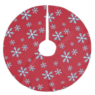 Prettig kerstfeest Blauwe Sneeuwvlok Vakantie Wint Kerstboom Rok