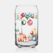 Prettig kerstfeest blikvorm glas (Achterkant)