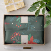 Prettig kerstfeest bloemstuk tissuepapier (Geschenk)