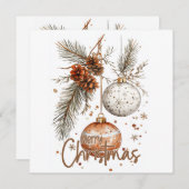 Prettig kerstfeest boeren kerstgroet (Voorkant / Achterkant)