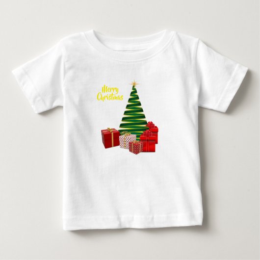 Prettig kerstfeest ~ Boom met cadeaus (Voorkant)