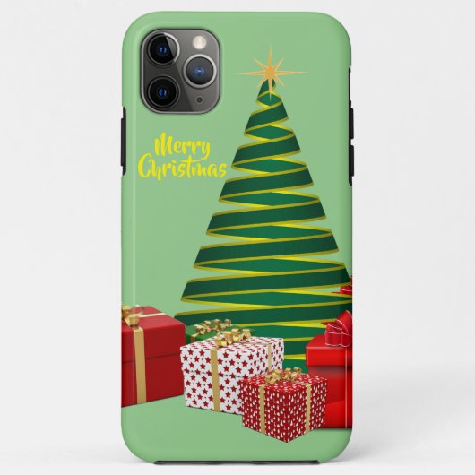 Prettig kerstfeest ~ Boom met cadeaus Case-Mate iPhone Case (Achterkant)