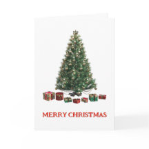 Prettig kerstfeest. Boom (ontwerp 1) Vouwkaart