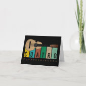 Prettig Kerstfeest Boricua Feestdagen Kaart (Voorkant)