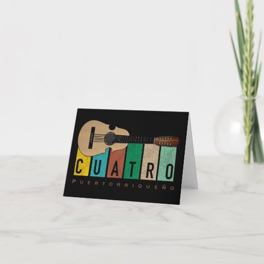 Prettig kerstfeest Boricua Feestdagen Kaart (Voorkant)