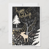 Prettig Kerstfeest Boseland Eland Kerstkaart (Voorkant)