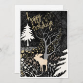 Prettig Kerstfeest Boseland Eland Kerstkaart (Voorkant / Achterkant)