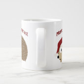 Prettig kerstfeest Bosmarmot Grote Koffiekop (Achterkant)