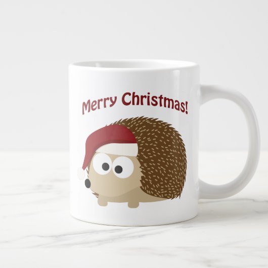 Prettig kerstfeest Bosmarmot Grote Koffiekop (Rechts)