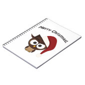 Prettig kerstfeest Boze Uil Notitieboek (Linkerzijde)