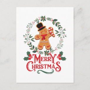 Prettig kerstfeest briefkaart
