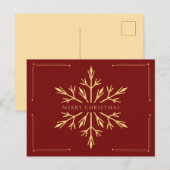PRETTIG KERSTFEEST BRIEFKAART (Voorkant / Achterkant)